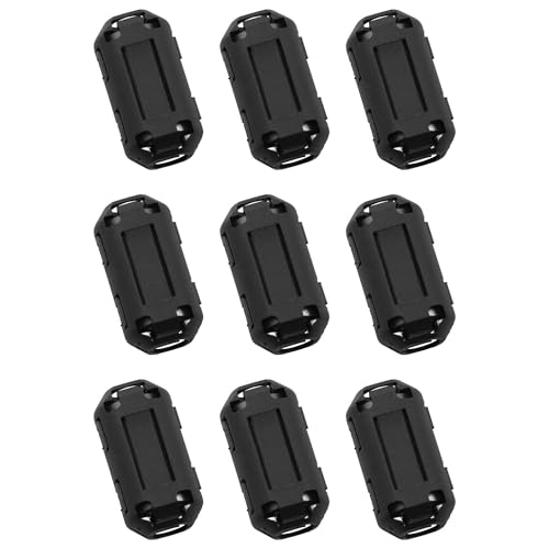 TAODAN Supressor de interferência de filtro de desmagnetização de 12 peças de 7 mm com anel de blind