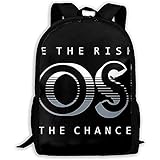 Handwäsche wird empfohlen. Lmtt Rucksack Zitate Gehen Sie das Risiko EIN Verlieren Sie die Chance Bookbag Casual Reisetasche für Teen Boys Girls