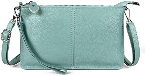 befen Crossbody bags for Women,Small Leather Cross Body Phone Purses White Bag Ladies Handbags & Shoulder bags, Envelope Wristlet Clutch Wallet with Wrist Strap