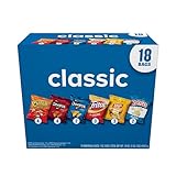 Frito-Lay Snacks Classic Mix Chips Variety Pack, Doritos, Lay's Ruffles, Cheetos, Fritos, 18 Count(Pack of 1) (Assortment May Vary)