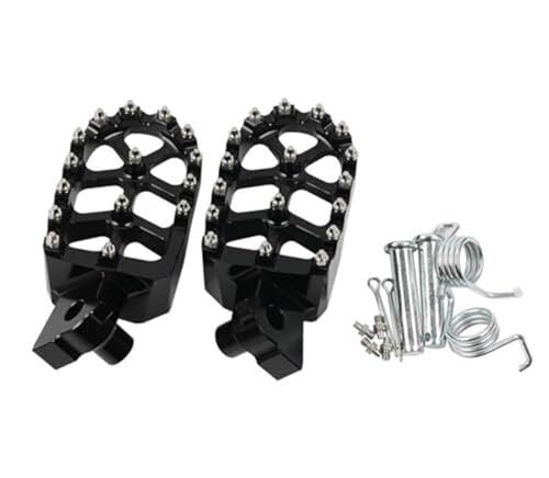 Repose-pieds Rieju Mrt Pro anti-glisse avec plaque de protection de cadre