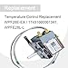 atsuch Temperature Control Thermostat Compatible with Midea, Arctic King, Insignia, Vissani Chest Freezer, Temperature Control Replacement WPF28E-EX / 17431000001341, WPFE28L-L