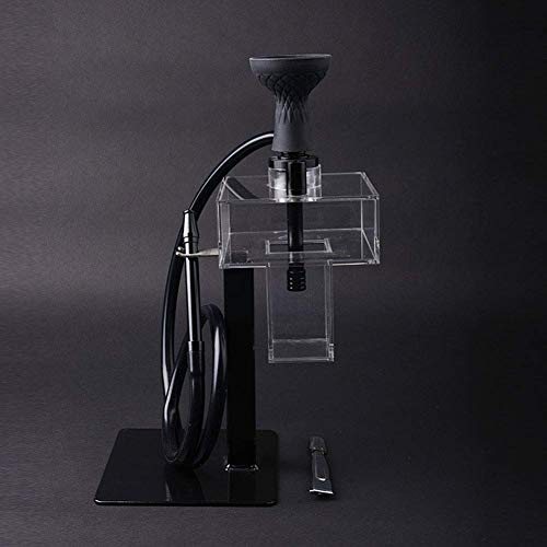 BGSFF Shisha-Set, Micro Modern Acryl Shisha T-Type Shisha-Set mit Silikonschale, Silikonschlauch, Zange, Shisha-Zubehör… – Bild 6