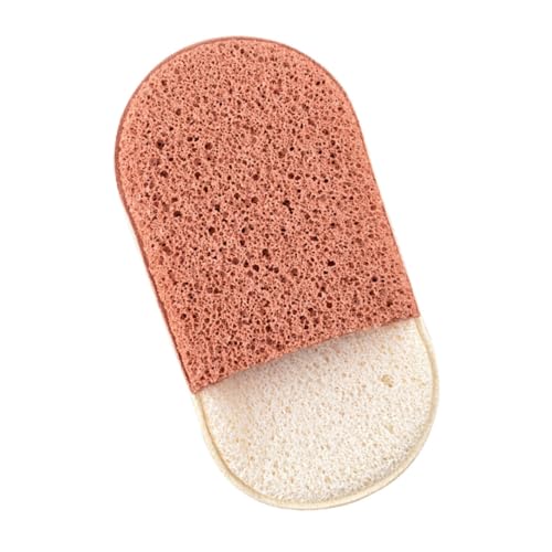 Mobestech Éponge Nettoyante Visage Naturelle pour Exfoliation Profonde Éponge Démaquillante Multifonction pour Nettoyage Quotidien et Élimination des Impuretés Soins Peau