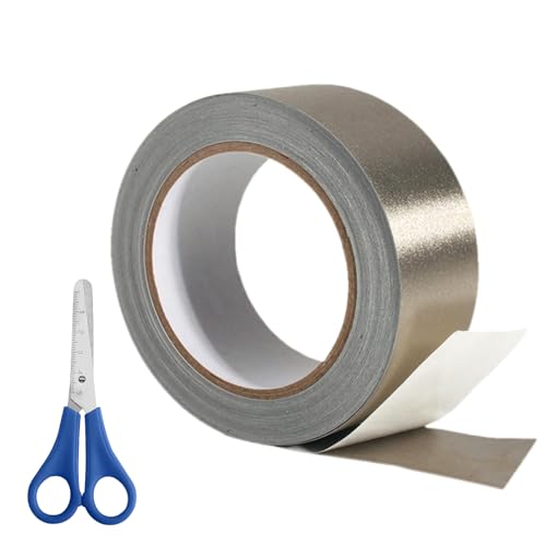 ZTTXL Faraday Tape Double Conductive Cloth Tape, with Conductive Adhesive for, Grounding, EMI Shielding, Wire Harness, Cable Interference Blocking (2in x 59 Feet)