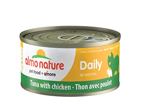 Almo Nature Daily Tuna With Chicken Grain Free Additive Free, Adult Cat Canned Wet Food Shredded (1604) #TOP15