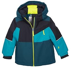 first instinct by killtec Niños Chaqueta de esquí/...: Chaqueta funcional de invierno para niños pequeños con capuc 10.000 mm de columna de agua, costuras selladas, impermeable Función de crecimiento: las mangas se pueden alargar unos 4 puños elásticos, protector de nieve antideslizante Impregnación sin ...