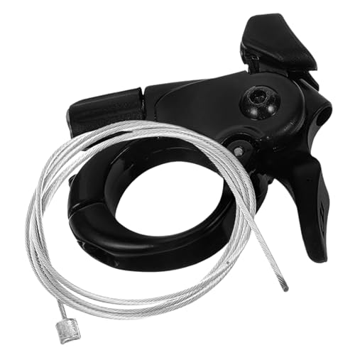 Totority Bicycle Front Fork Lever Remote Bike Wire Controller Type b Aluminum Easy to Use Lightweight