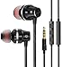 Auriculares con Cable con Micrófono y Control de Volumen, Adecuados para Dispositivos con Conectores 3.5, como Teléfonos Móviles, Computadoras Portátiles y MP3