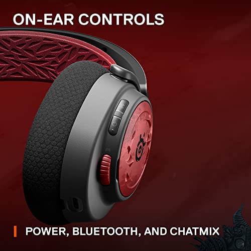 SteelSeries Fone de ouvido Arctis Nova 7 sem fio multiplataforma para jogos – Diablo IV Edition Dual