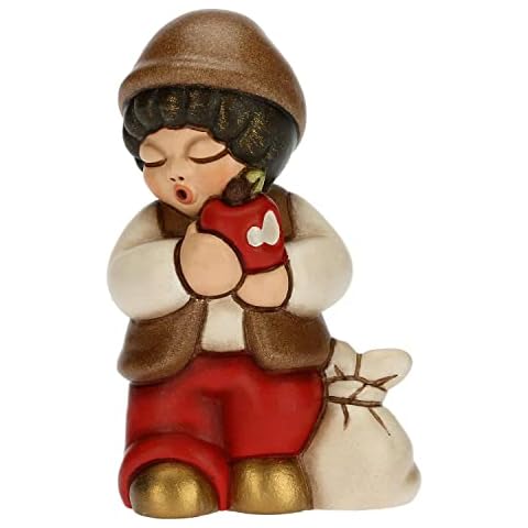 THUN - Belén 2022 - Figura Belén Niño con Manzana de cerámica Cover