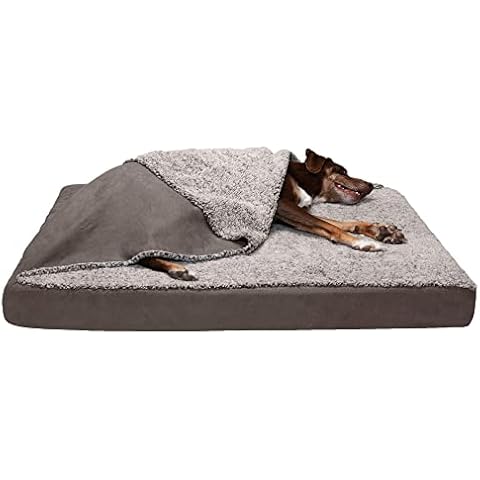 Furhaven Kühlendes Gel-Schaumstoff-Haustierbett für Hunde und Katzen Cover