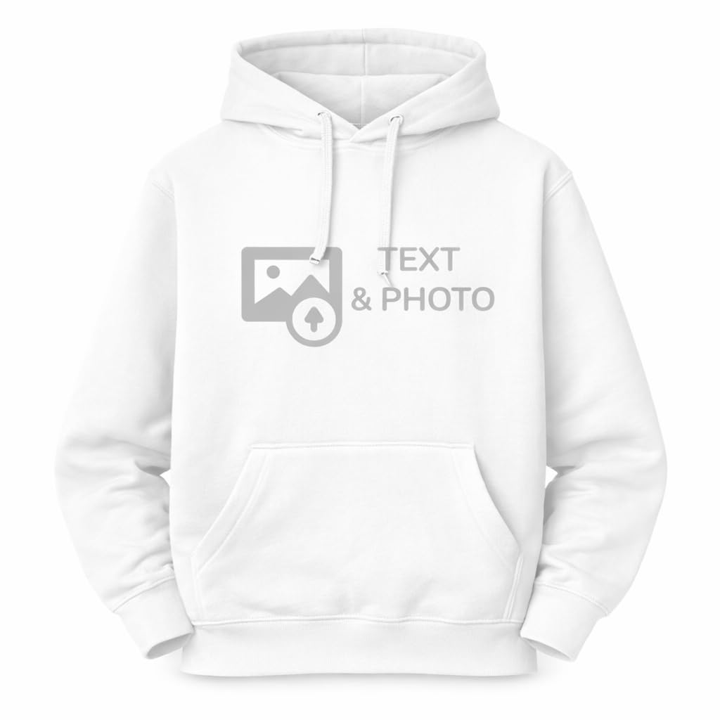 Wanapix | Sudaderas Personalizada por 1 Cara | 100% Algodón Aptas para Lavadora | Varias Tallas y Colores para Hombre y Mujer