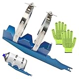 Zorivane Spray Paint Can Shaker with Double Clamp and Gloves, Adjustment Paint Shaker Machine for 2