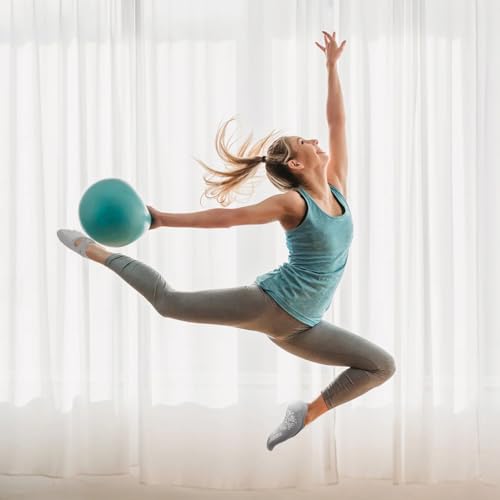 Image of 3 /6 Pairs Pilates Socks for Women,Grip Yoga Socks Non Slip for US Sizes 6.5-10