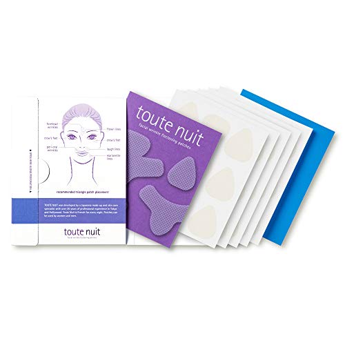 Toute Nuit – Triângulo para achatar rugas faciais – testa ao redor dos olhos e lábios (adesivos anti