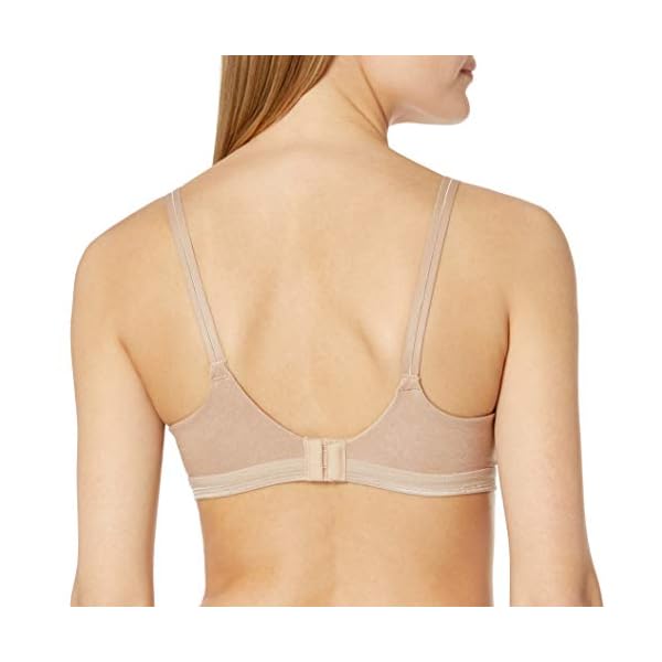 Warners-Womens-Play-It-Cool-Wire-Free-Contour-Bra-with-Lift Warner's Women's Play Stay Cool and Dry Wireless Lift Comfort Bra RN3281A, Toasted Almond, 36A
