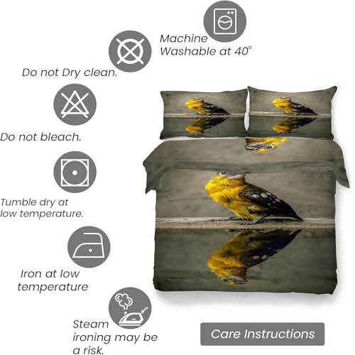 Housse de Couette 200x200 Microfibre Douce avec Fermeture Éclair - 7