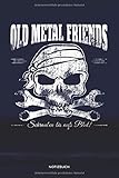  Old Metal Friends – Schrauben bis aufs Blut: 100 Seiten Notizbuch mit Punktraster I Dot Grid I Skizzenbuch I Zeichenbuch I Tagebuch I Werkstattnotizen I A5