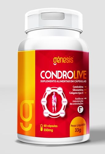CONDROLIVE PLUS - condroitina + glicosamina e Colagéno tipo II. Genesis (1)