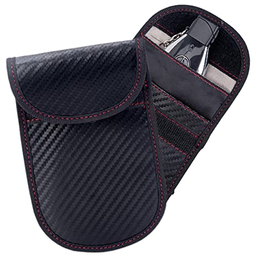 2 Autoschlüssel Etui Diebstahlsichere Autoschlüsseltasche Autoschlüsselhülle Aus Leder Mini Key Schutz Autoschlüssel Signalblockierung Tragbares Autoschlüsseletui Schlüsseltasche Funkschlüssel Cover