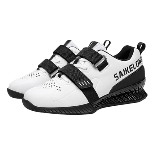 ForceRoute Weightlifting Power Shoes,Lifting Shoes Men,Powerlifting Bodybuilding Squat Shoes,Men'S Squat Shoe,Lightweight,Wear Resistant,Comfortable Fit,For Mens Fitness Barefoot Gym Training