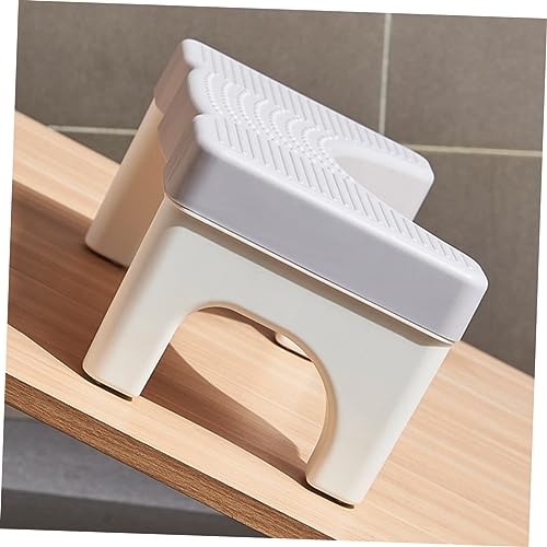 Healvian Descanso Para Os Pés Otomano Banquinho Pp Banheiro Banquinho Toalete Agachamento Escabelo D