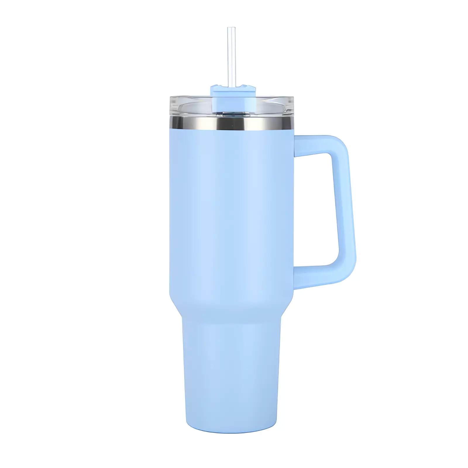 OYDAS Stanl cup 40oz(1200ml), stanl water bottle,Stanl Tumbler with Handle,Stainless Steel Vacuum Insulated Tumbler with Lid and Straw,Sports Water Bottle Jug,Travel Coffee Mug (Blue)