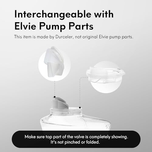 Repuestos 6 Válvulas Duckbill y 4 Membranas de Silicona compatibles con Extractor Elvie miniatura 3