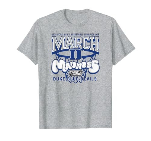 Duke Blue Devils 2026 March Madness Men's Basketball Gray T-Shirt