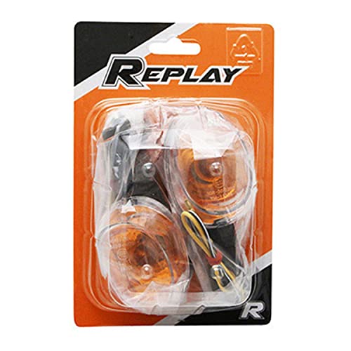 Clignotant MBK 50 Booster 2004- QT12 (arriere x2) - Orange