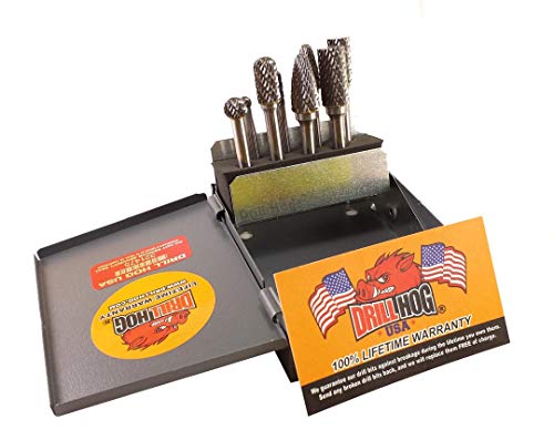 Set de 8 fresas de carburo Drill Hog miniatura 2