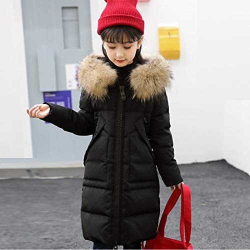 Girls Long Hooded Puffer Jacket Kids Winter Thicken Padded Down Coat Zip Up Fleece Fall Winter Jackets Outerwear Clothes4
