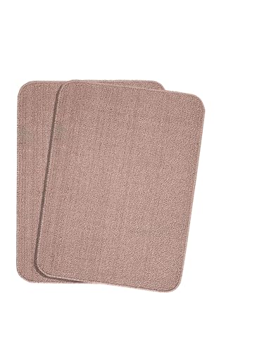 Image of Saral Home All-Time 2pc Washable, Anti Skid Doormat (Beige. 40X60 cm)