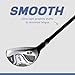 Aspire XD1 Men's 14-Piece Golf Set – 460cc Titanium Driver, Wood, Hybrid, 6-PW Irons, Putter, Stand Bag, 3 Headcovers and Cover – Blue, RH Tall Size +1