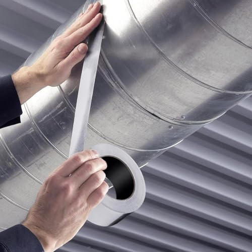 Dichtband aus Aluminium, hitzebeständig und wasserfest, Aluminiumband für Rohrreparaturen, aus Aluminium, 48 mm x 10 m