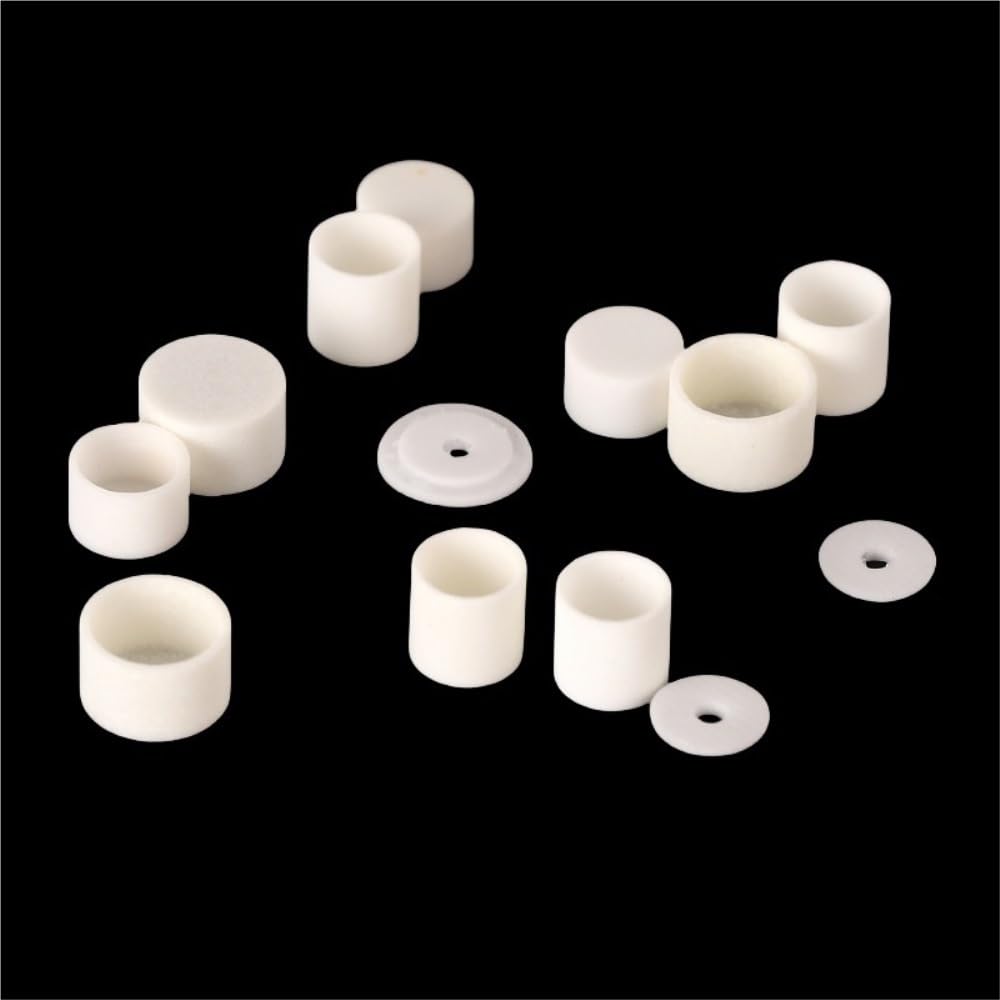 Tygiel korundowo-glinowy z pokrywką - 10 szt. przemysłowych form do topienia złota i srebra(5x8mm)