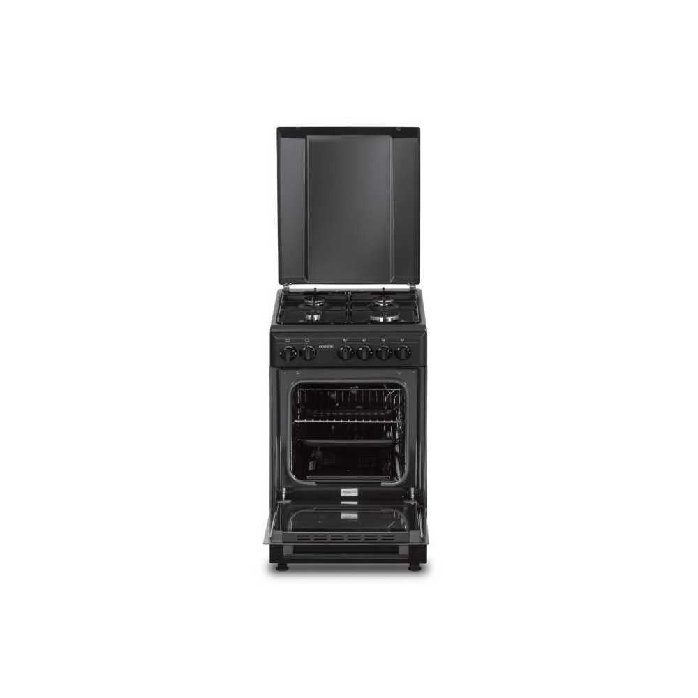 Cuisiniere gaz OCEANIC OCEACG50GB - 4 feux - L49,8 xP61 xH 86 cm - Noir
