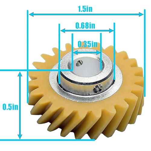 (2 Pack) Gear Reemplazo para Licuadoras Compatible Whirlpool KitchenAid miniatura 2