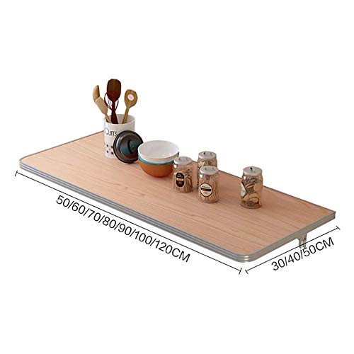 Table murale pliante robuste de 100cm pour un bureau stable