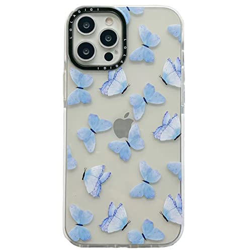 LOLAGIGI Case for iPhone 12 Pro Cute Blue Butterfly Kawaii Print by LOLAGIGI - Used condition - Image 6