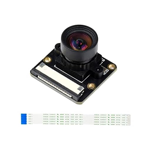 Waveshare OV9281-110 1MP Mono Camera Module Compatible with Raspberry Pi 4B / 3B+ / 3A+ / Zero/Zero 2 W,CM3/3+/4,110°FOV,Global Shutter