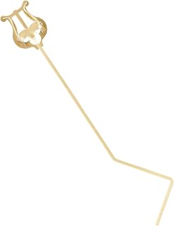 Golden Metal Marching Band Note Holder with Adjustable Spring Arm