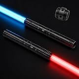 Lightsabers 2 Pack, 16 Colors Metal Hilt Light Sabers | Sound Effects, Double Bladed Sword...