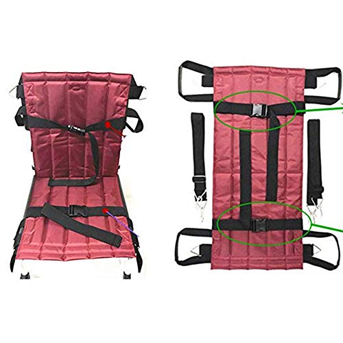 Jeamive Foldable Patient Lift Stair Slide Board,Mobility Aids Equipment Transfer Emergency Evacuation Wheelchair Belt Sling Disc Use for Seniors,Bedridden,Disabled