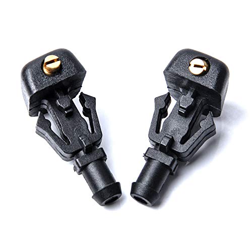OTUAYAUTO Adjustable Windshield Washer Nozzles - Replacement for 2004-2013 Ford F150 - Replaces OEM #: 3W7Z17603AA, Spray Jet Kit (Pack of 2)