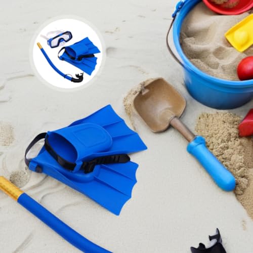 Kit de buceo de material PVC resistente con máscara y snorkel regulable 7