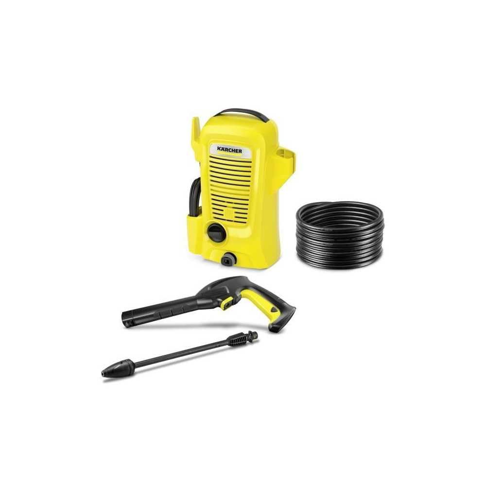 Kärcher Nettoyeur Haute Pression K 2 Universal Edition, Pression : Max. 110 Bar, Débit : 360 l/h, Surface : 20 m²/h, Filtre à Eau, Poids : 3,8 kg, Flexible et Pistolet Haute Pression, Rotabuse