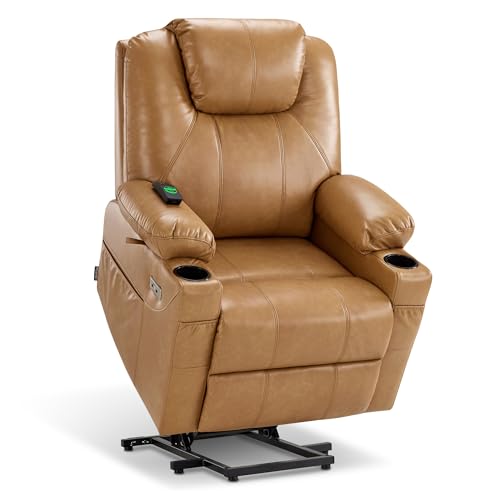 Image of MCombo Small Power Lift Recliner Chair for Elderly, Heat and Massage 7141