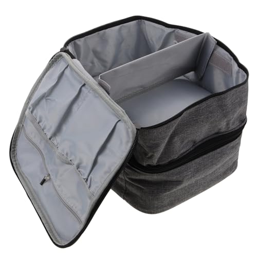 ERINGOGO Estuche Para Aceites Esenciales, Bolsa Para Esmalte De Uñas, Organizador De Esmalte De Uñas, Bolsa De Almacenamiento De Doble Capa